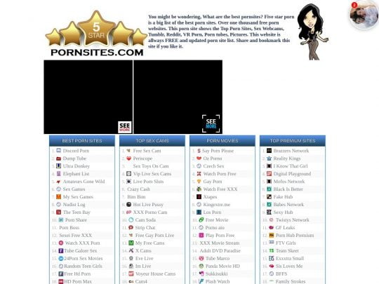 5 Star Porn Sites