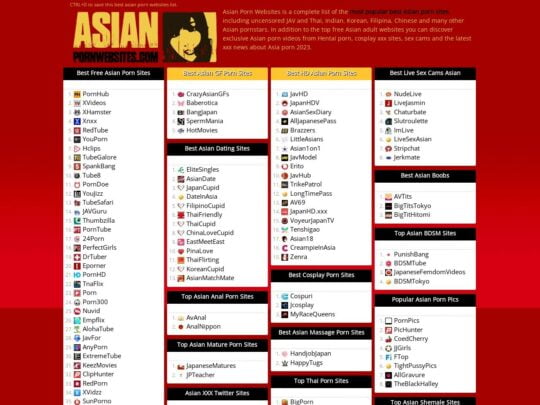 Asian Porn Websites