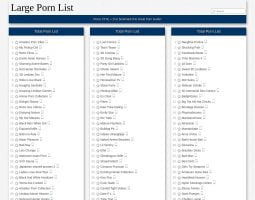 Large Porn List